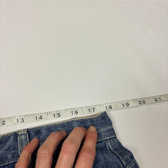 Marithe Francois Girbaud MFG Baggy Jeans Fade 34x32 Skater Y2K - Picture 7 of 16